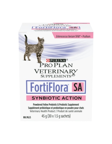 Supplément probiotique FortiFlora🅫 SA Synbiotic Action pour chats