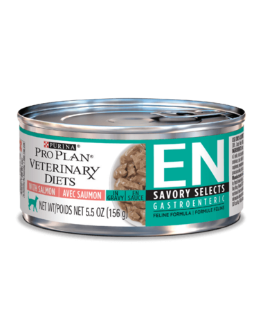EN Savory Selects Gastroenteric® Canned Feline Formula with Salmon in Gravy